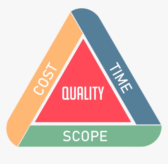 Triangolo di ferro del project management