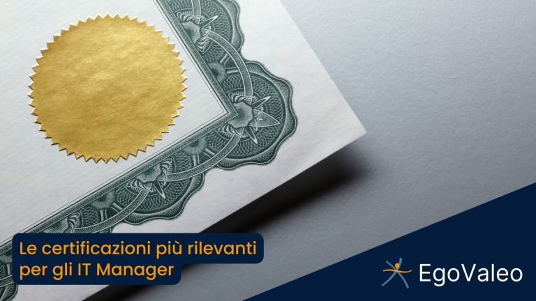 Certificazioni IT Manager